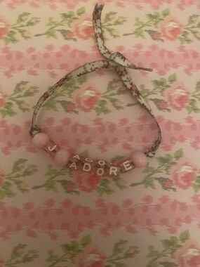 Jadore LoveShackFancy ribbon bracelet